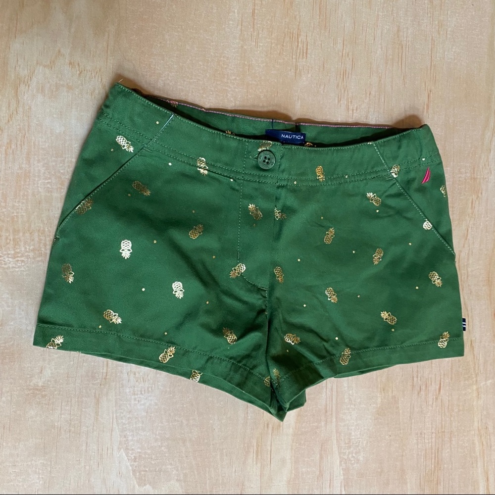 NWT Nautica Pineapple Shorts - Size 12